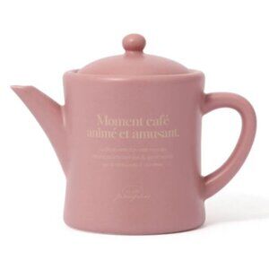 Francfranc Le Cafe Stoneware Teapot Pink